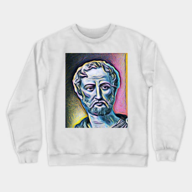 Cayo Plinio Segundo Portrait | Cayo Plinio Segundo Artwork 11 Crewneck Sweatshirt by JustLit